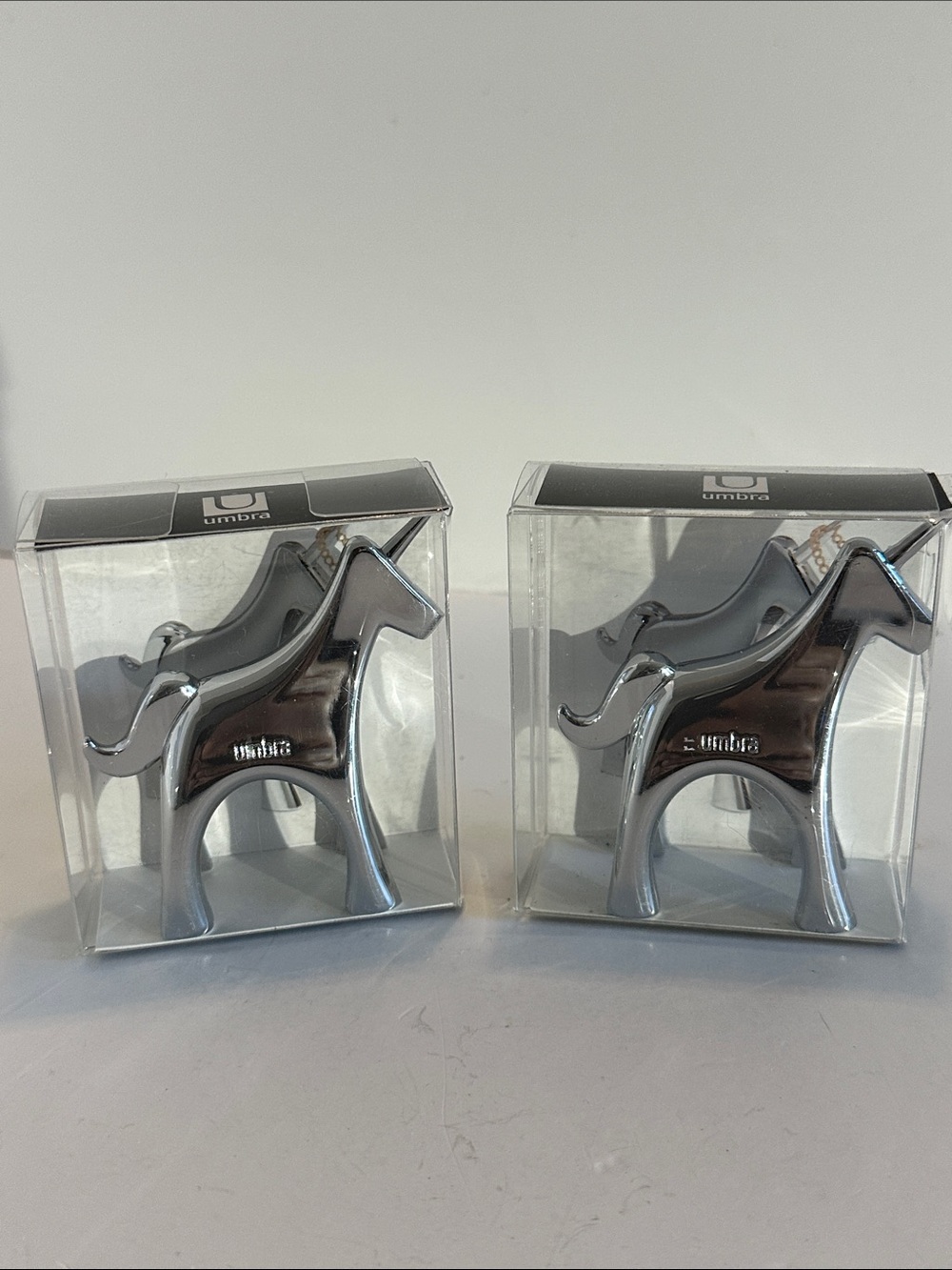 Umbra Silver Unicorn Ring Holders - Pair